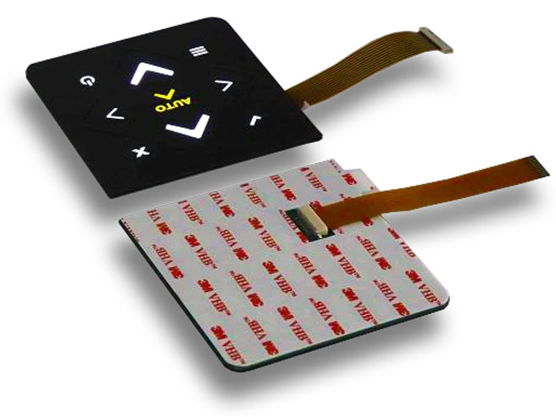 FPC Silicone Keyboard Backlit Membrane Switch Solution & Prototyping & Manufacturer