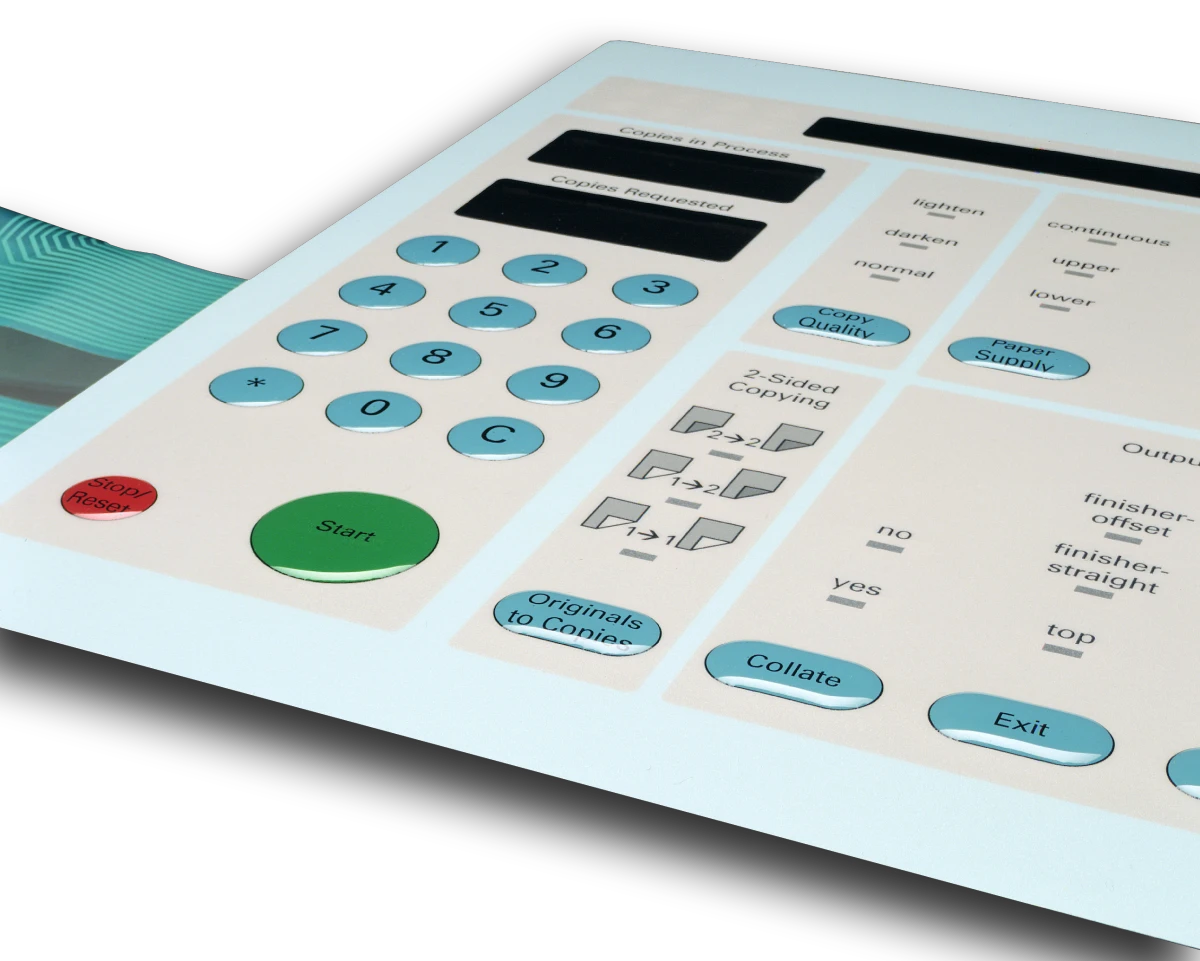 MEMBRANE SWITCH-WeGlow