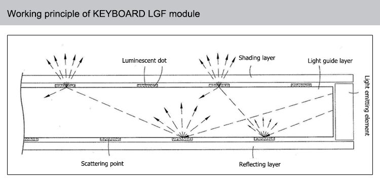 How Does an LGF Backlit Membrane Switch Achieve Uniform Light Diffusion?-WeGlow